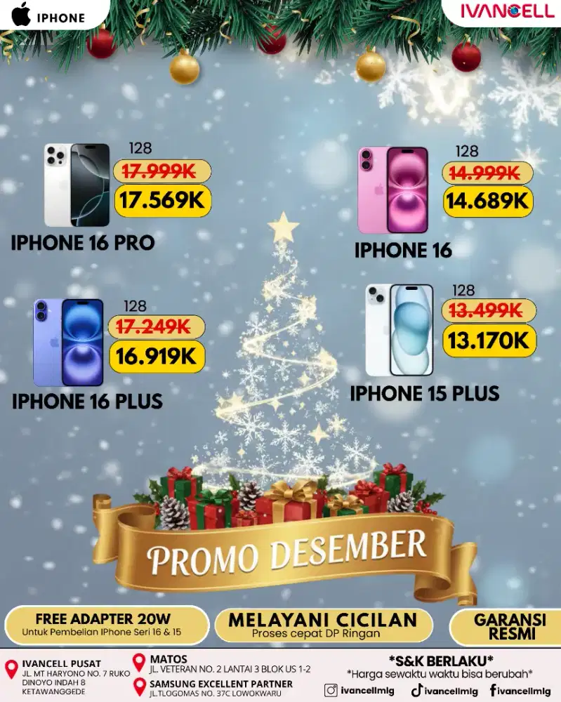 IPHONE 16PRO 128 GB NEW IBOX free adapter