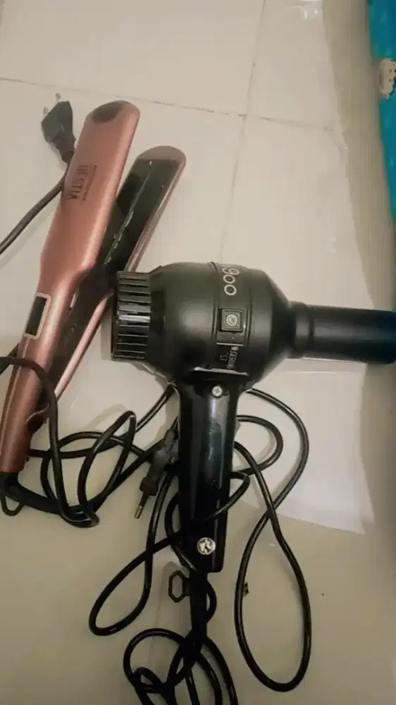 Hair dryer dan catokan rambut merk mitsuyama,catokan infrared