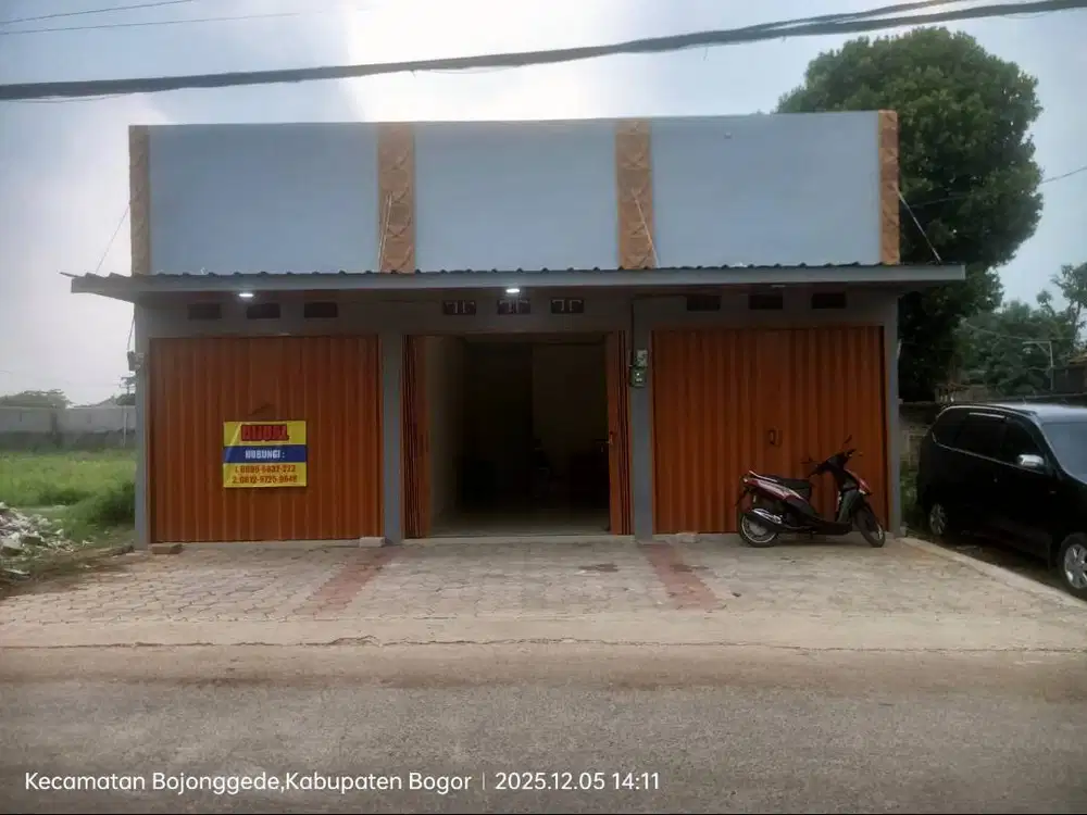 Dijual Murah Toko 1 Lantai  Ready Stock SHM Pembelian Bisa Pakai  KUR