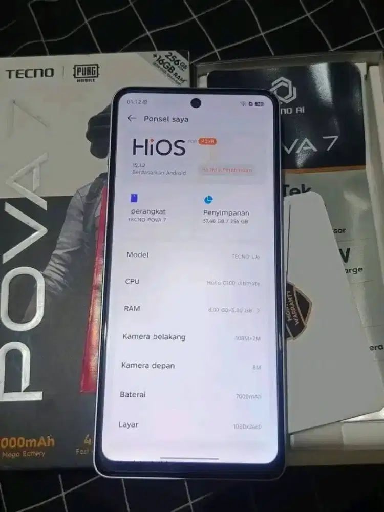 Tecno Pova 7 8/256 silver