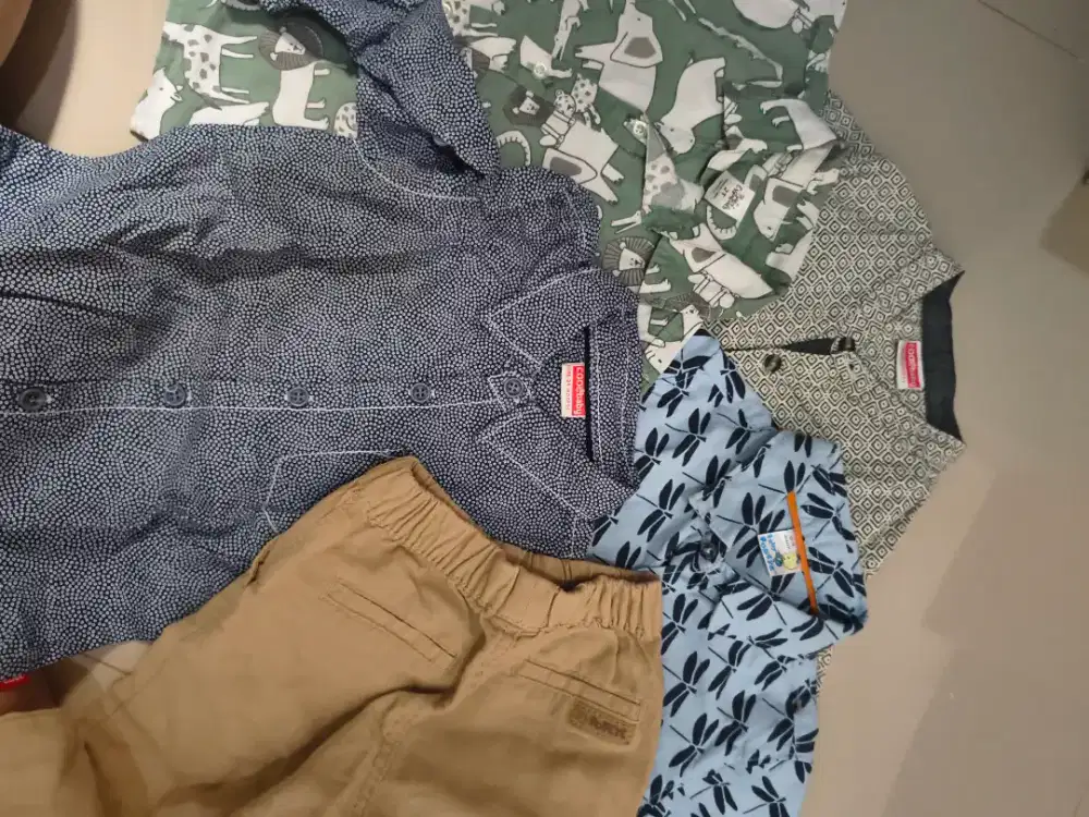 Baju dan celana cool kids dan popeye preloved pribadi TERAWAT