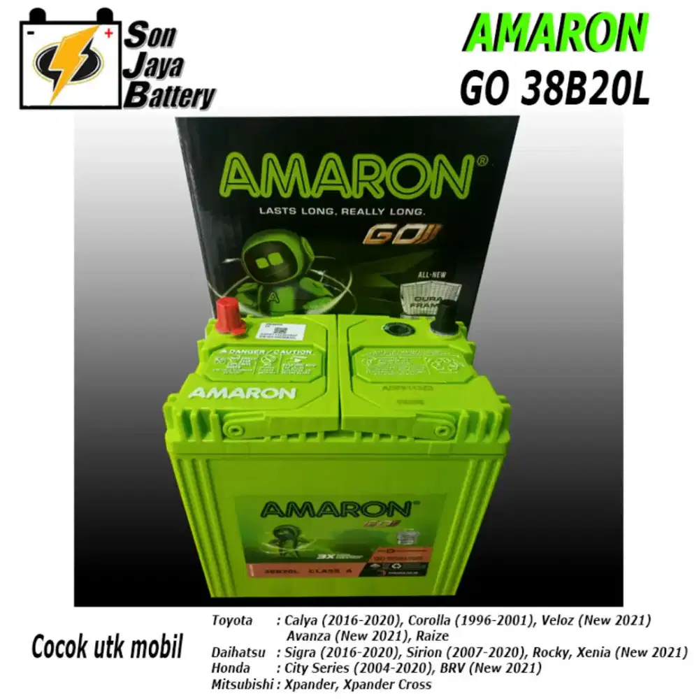 Aki Mobil Kering NS40ZL utk Agya, Ayla,Calya, Sigra, Brio, Raize, dsb