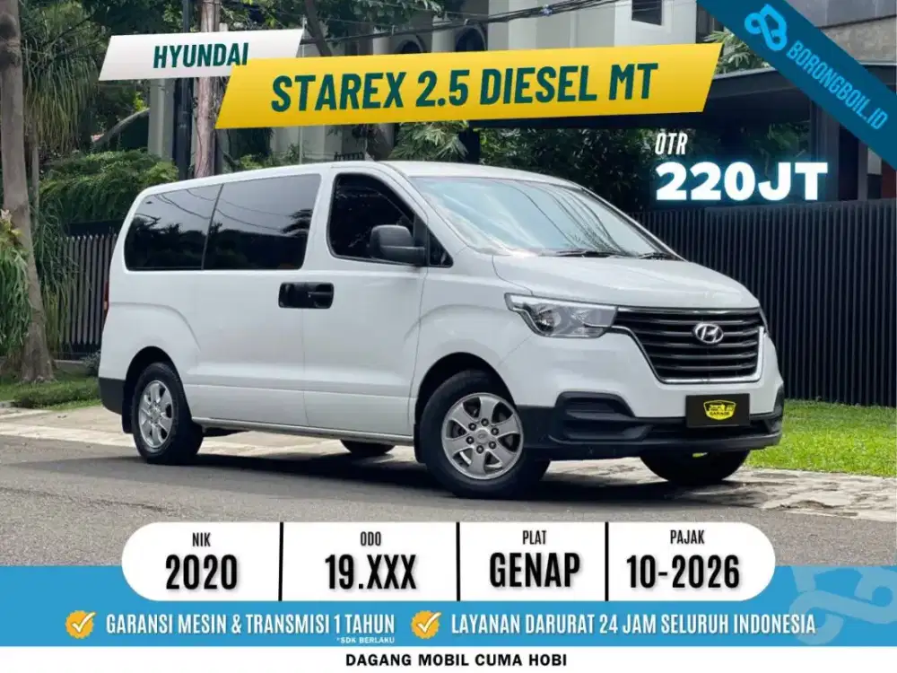 Hyundai Starex 2.5 Diesel Manual 2020 Putih