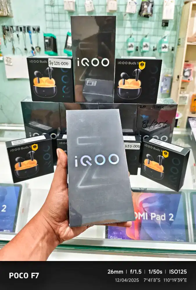 IQOO Z10R 5G 8/256 NEW SEGEL BONUS TWS IQOO