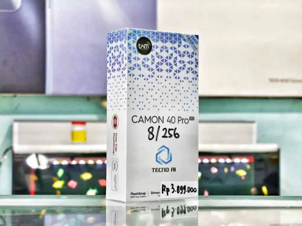 TECNO CAMON 40 PRO 5G 8/256 NEW SEGEL TERMURAH GARANSI RESMI