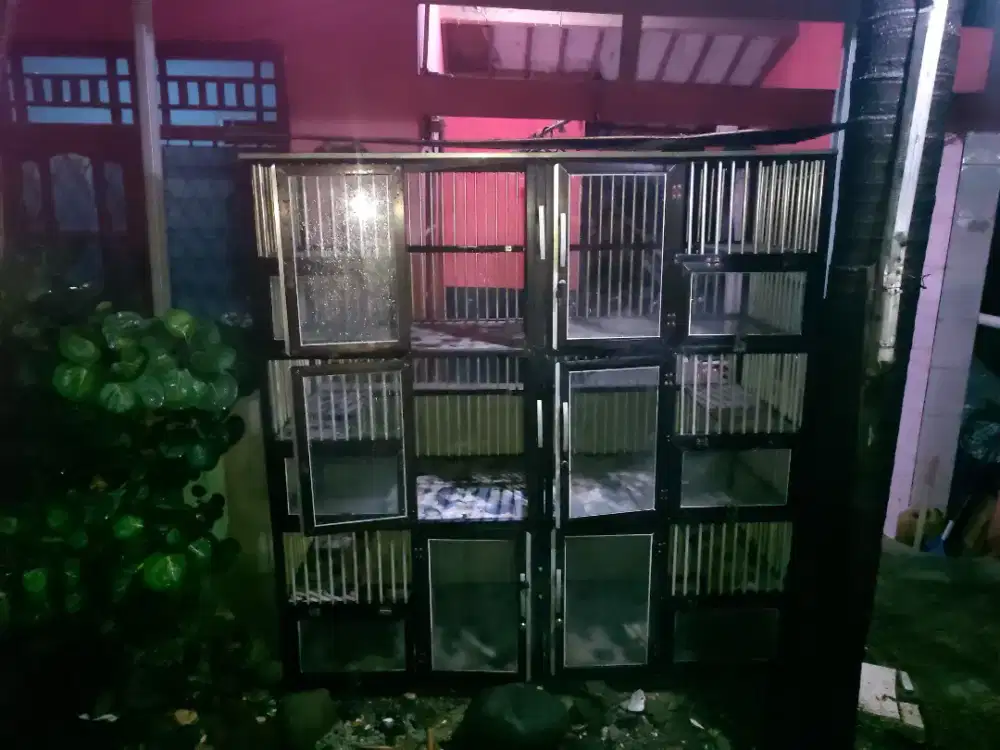 Kandang Kucing Anjing Kelinci Aluminium