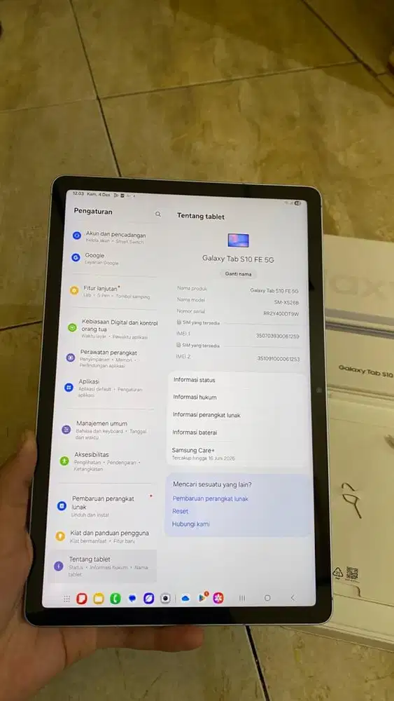 Samsung Tab S10 FE 5G 8/128