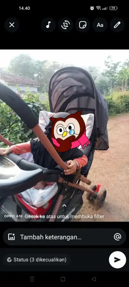 Jual cepat BU stroller