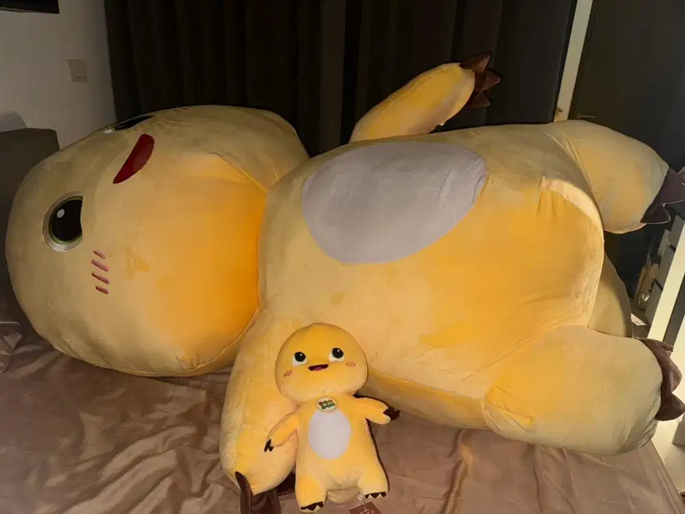 Nailong raksasa 1,5 meter dino kuning jumbo