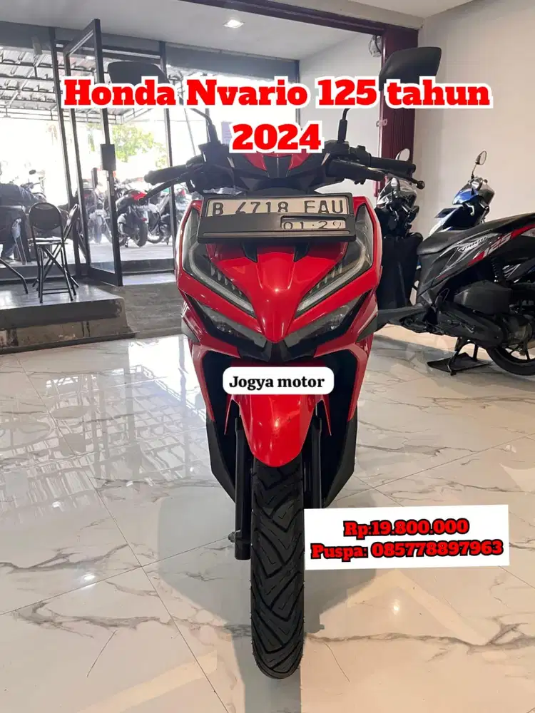 (B) honda nvario 125 cbs 2024 cash / credit