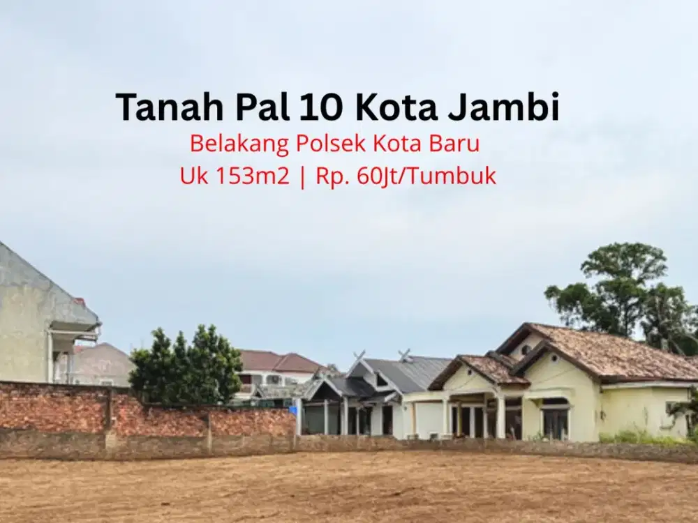 Tanah Murah Pal 10 Belakang Polsek Kota Baru
