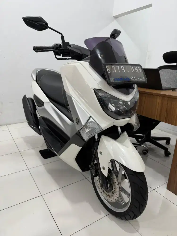 YAMAHA NMAX 155CC THN 2017 PJK PANJANG WHITE GLOSSY