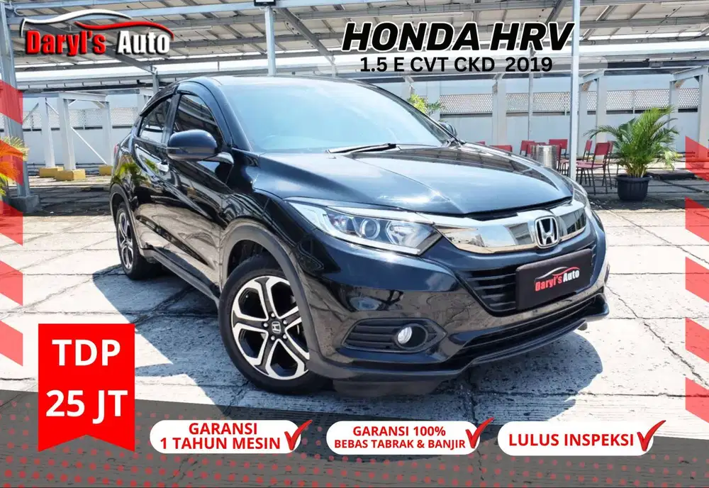 2019 Honda HRV E 1.5 CVT Facelit TDP 25jt