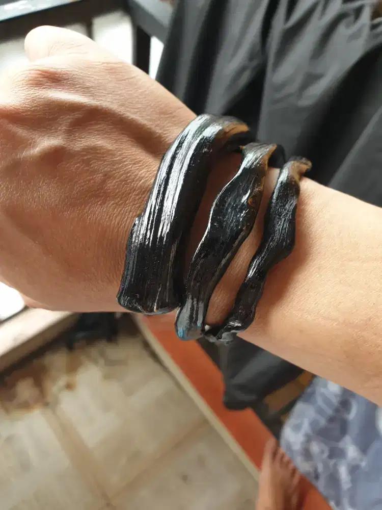 gelang etnik bahar hitam cakepp