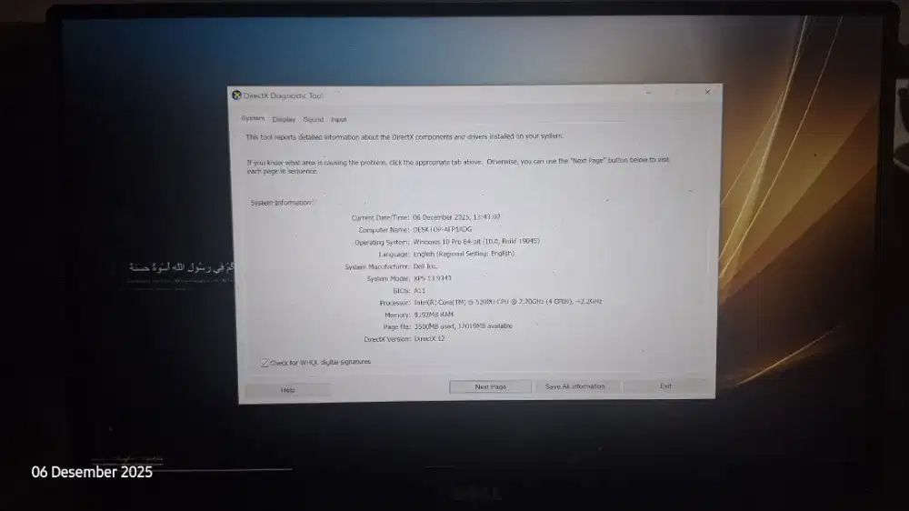 Laptop Dell XPS 13 9343