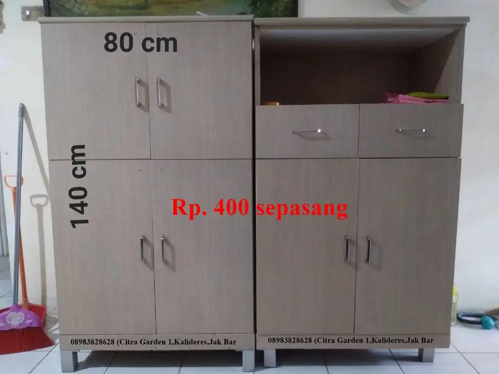 lemari bufet,kondidi baik siap pakai