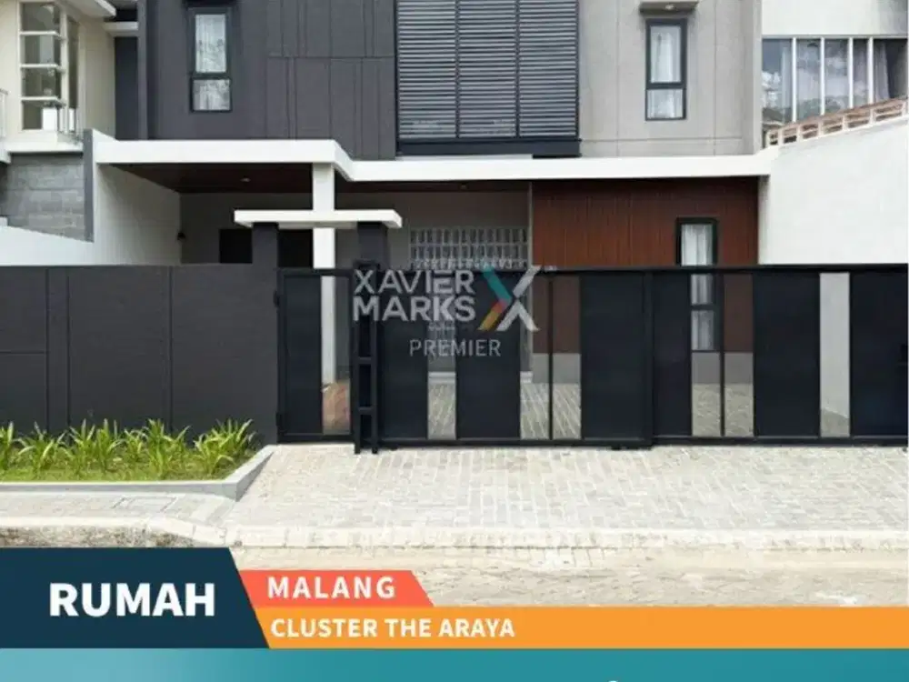 Rumah Baru Gress Tema Modern Tropis Di Cluster The Araya Malang