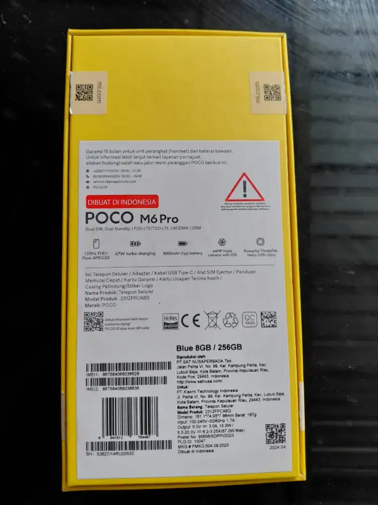 Xiaomi Poco m6 pro 8/256 4G second fullset