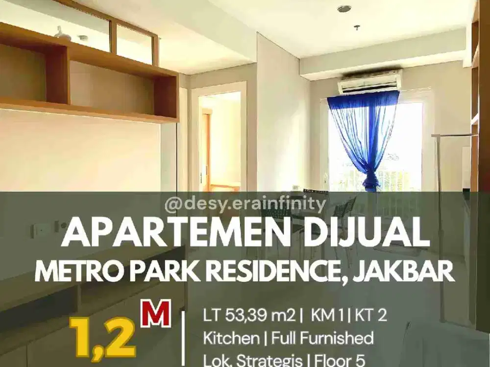 Dijual Apartemen Metro Park residence, Jaksel