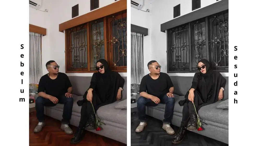 Jasa Edit 100 - 600 Foto (Acara | Wedding • Akad • Lamaran • Event)