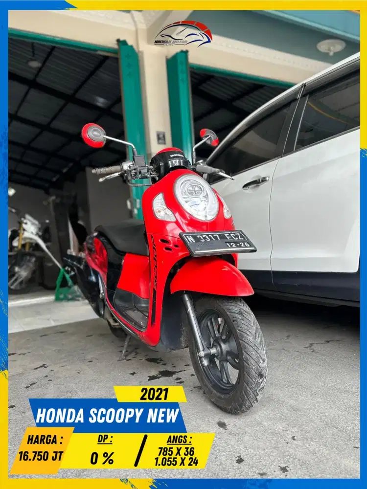 HONDA SCOOPY NEW 2021 MANTAP GASS MASZEHH HIKMAH MOTOR KEPUH