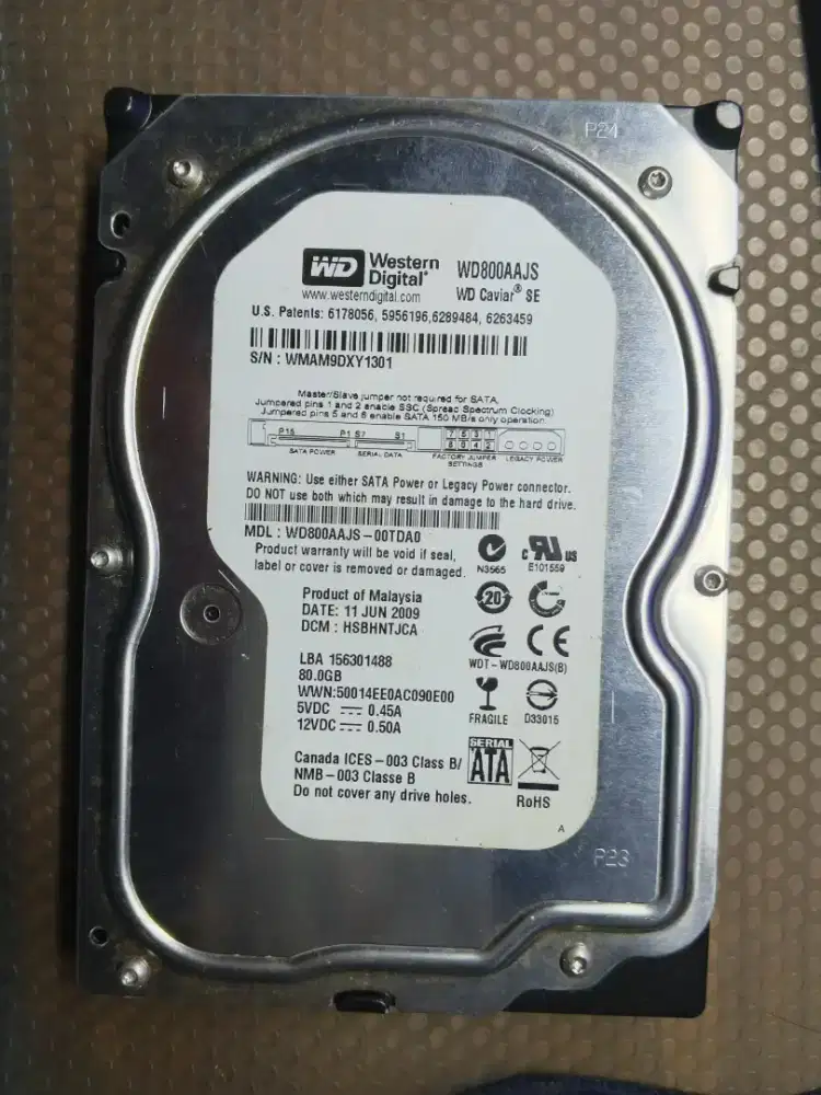 WD HDD 80 Gb health 100% (Sentinel)