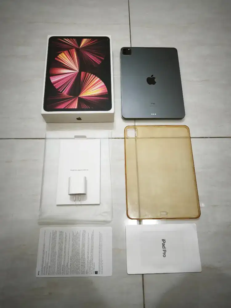 Ipad Pro M1 256gb fullset original mulus terawat