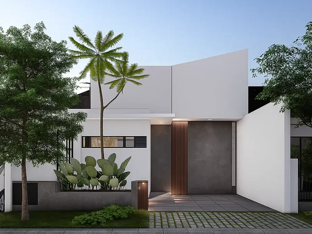 Rumah Minimalis 700 Meter Kantor Desa Sasak Panjang Free Biaya AJB, Notaris & Balik Nama