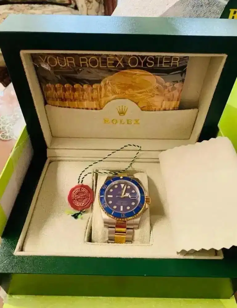 Rolex submariner two tone blue