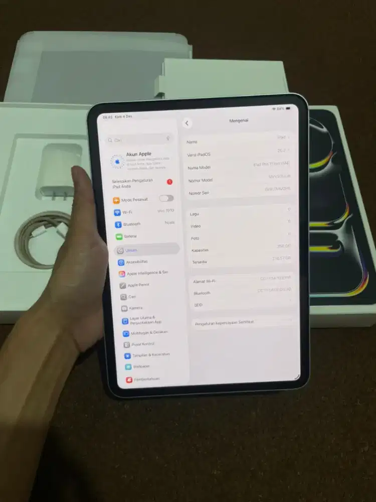 Ipad Pro M4 11inch 256 inter .