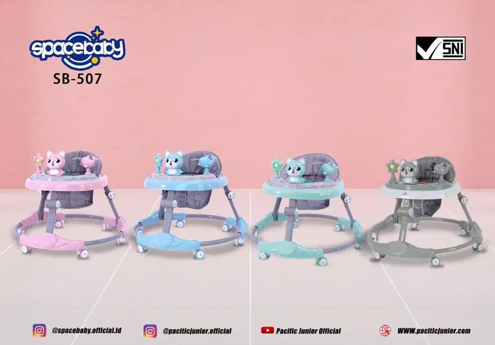 Baby Walker SB-507 Spacebaby Kitty (Kucing)
