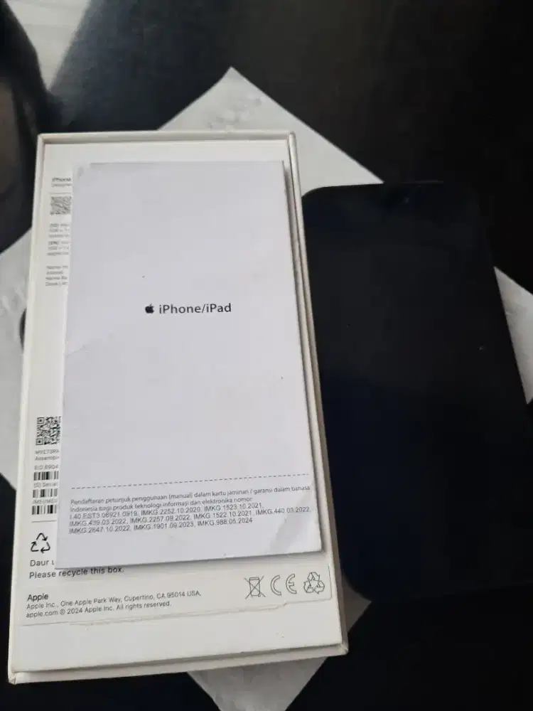 iphone 16 128GB Black/Hitam