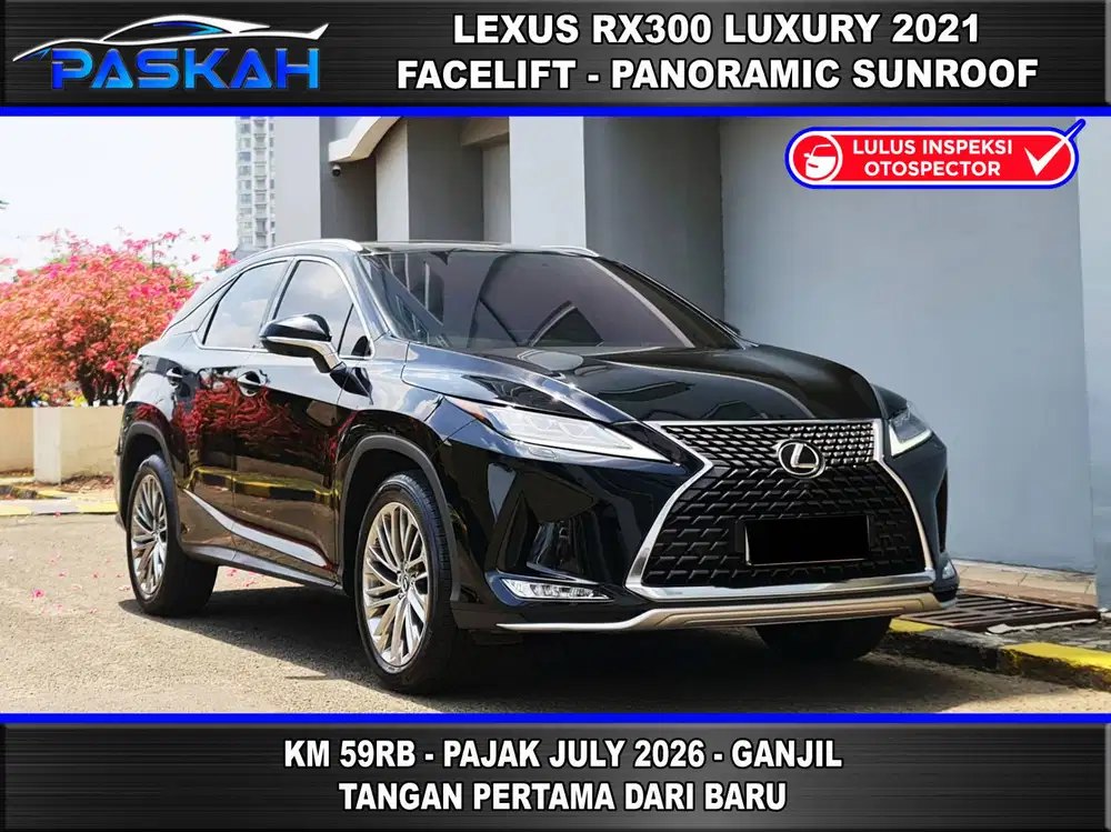 RX300 LUXURY 2021 RX 300 LUXURY 2021 PAJAK=JULI-2026 Bunga=4.5% Km=59k