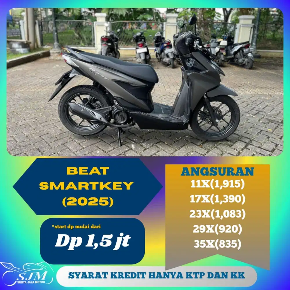 HONDA BEAT SMARTKEY 2025 PAJAK PANJANG