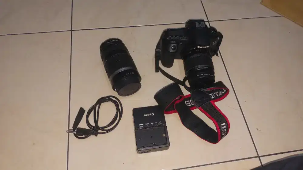 Jual Kamera EOS 60D Full set + Lensa Canon 55-250mm