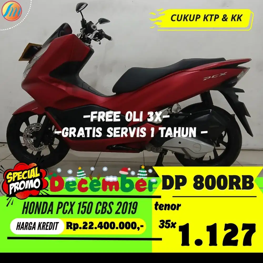 HONDA PCX 150 CBS 2019 DP HANYA 800RIBU ANGSURAN SANGAT RINGAN