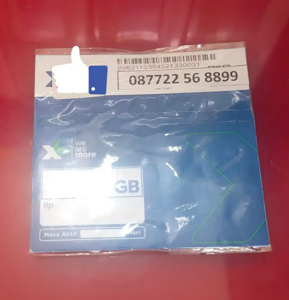 Kartu XL nomor cantik 8899 hoki