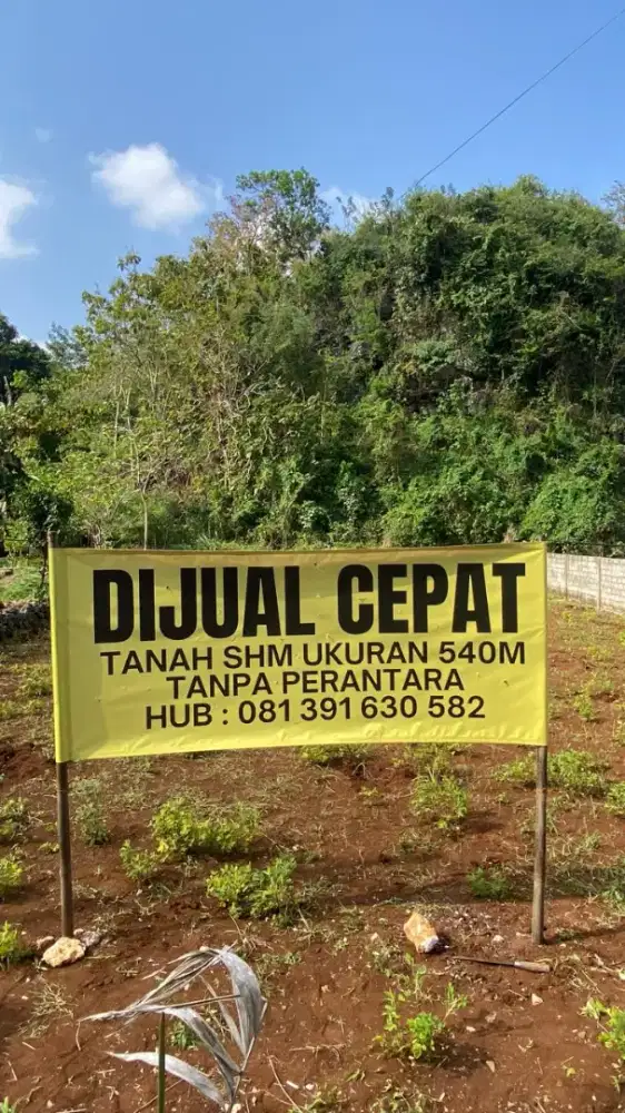 Dijual tanah dekat pantai krakal