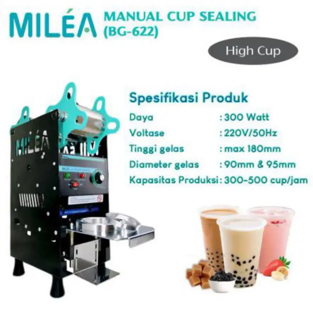 Bismillahirrahmanirrahim Jual Cup Sealer Manual  MILEA BG-622 300 watt