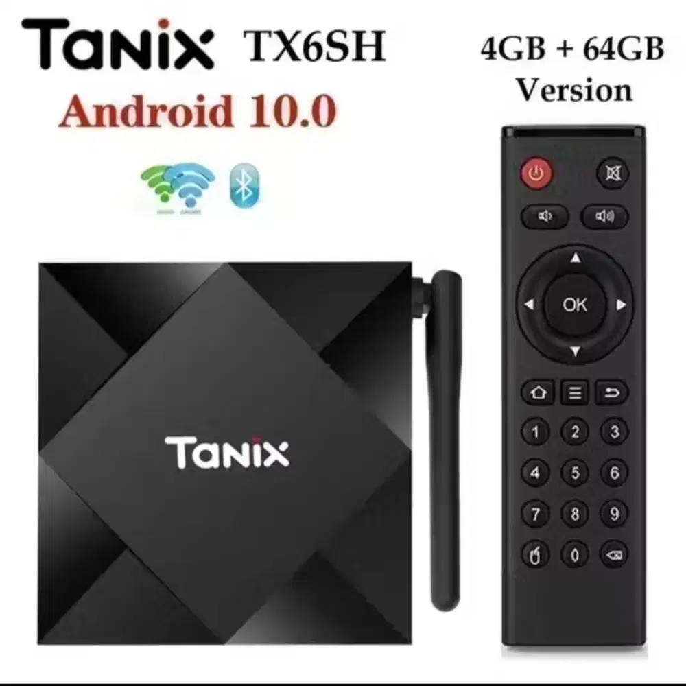 Dijual Tv Box Android 10 Tanix TX6SH ram 4gb / rom 64gb second