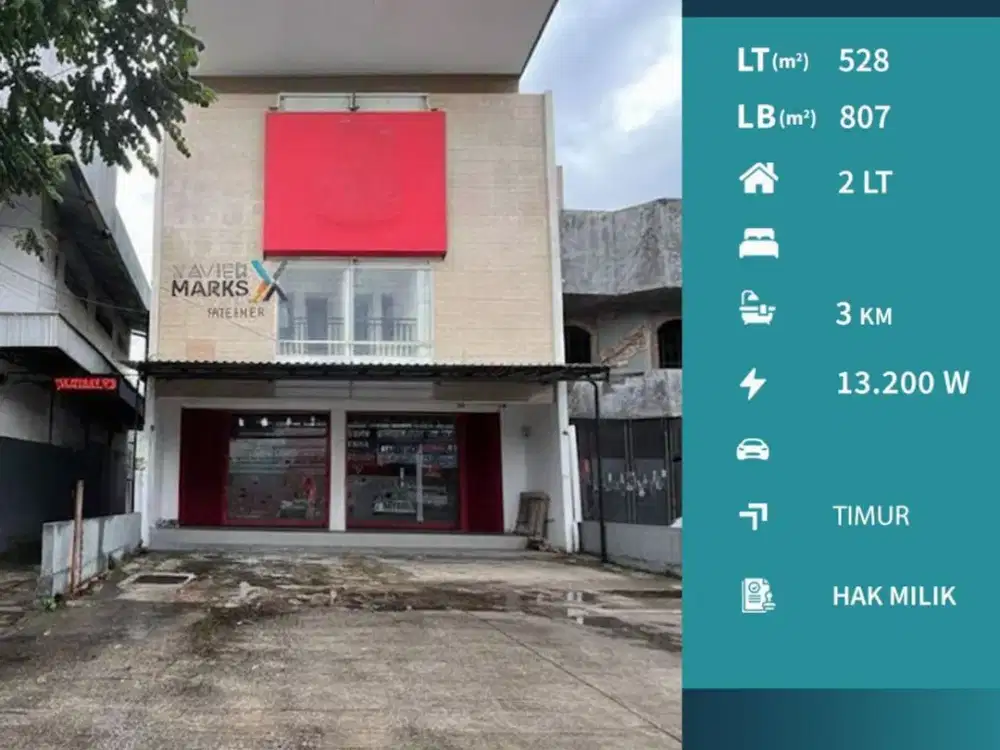 Disewakan Ruko Super Luas Strategis Poros Jalan Letjen S Parman Malang