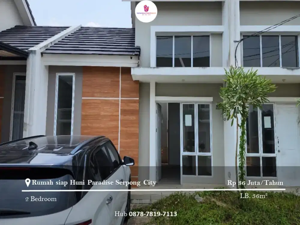 Disewakan Paradise Serpong City 2 Cluster Arwood