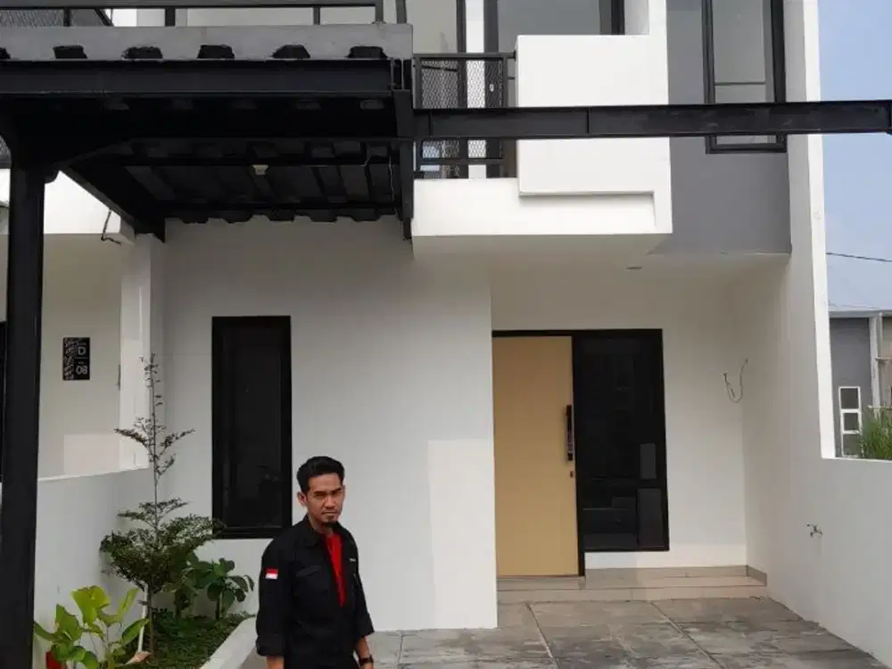 rumah 2 lantai 3 kamar tidur cluster dekat exit tol kota Bekasi