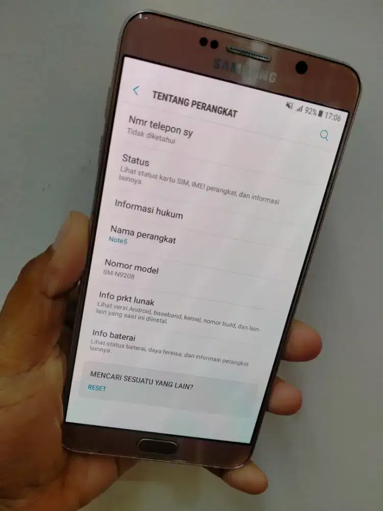 HP SAMSUNG NOTE 5 RAM 4/32GB