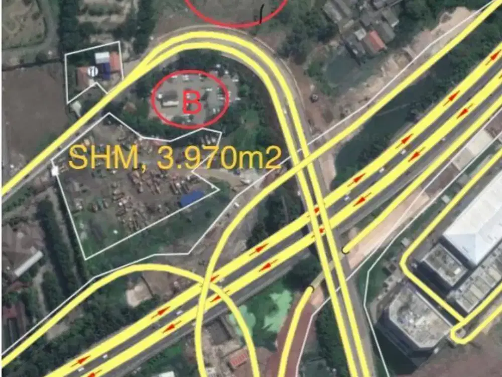 Dijual 2 kavling/Tanah di Jl. Husein Sastranegara, Tangerang