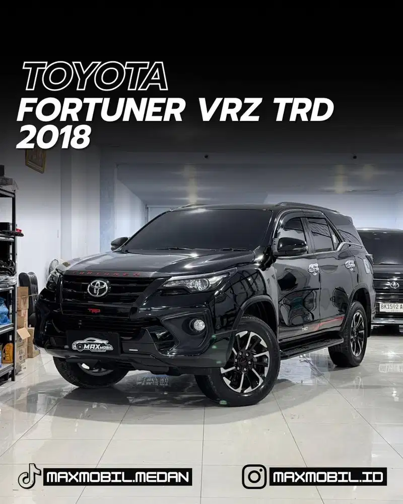 [ODO 37RB‼️] TOYOTA FORTUNER VRZ TRD AT 2018 pemakaian 2019