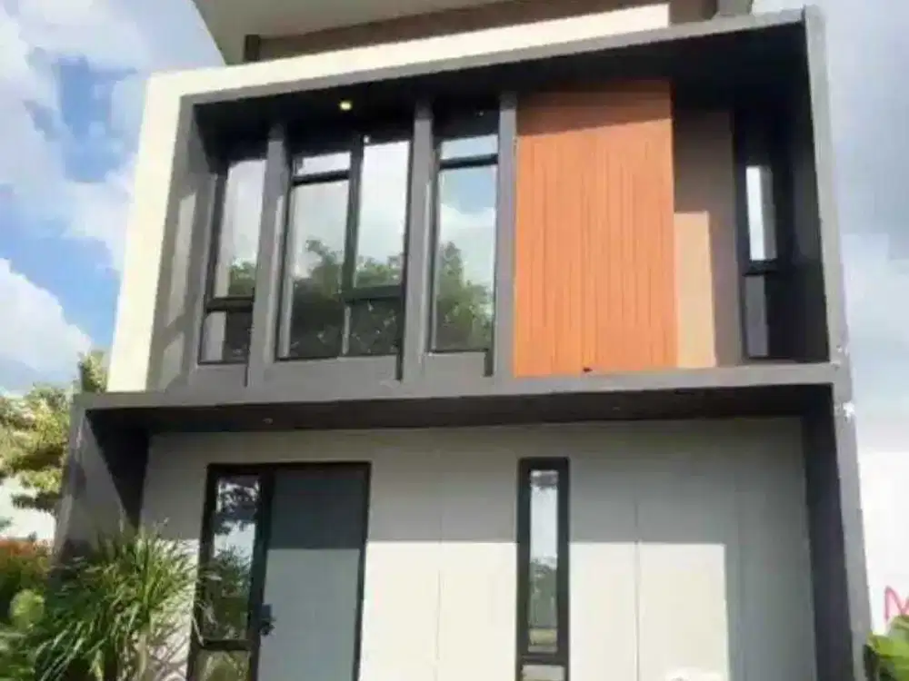 rumah 2 lantai dijual cluster modern di Cikarang dekat stasiun