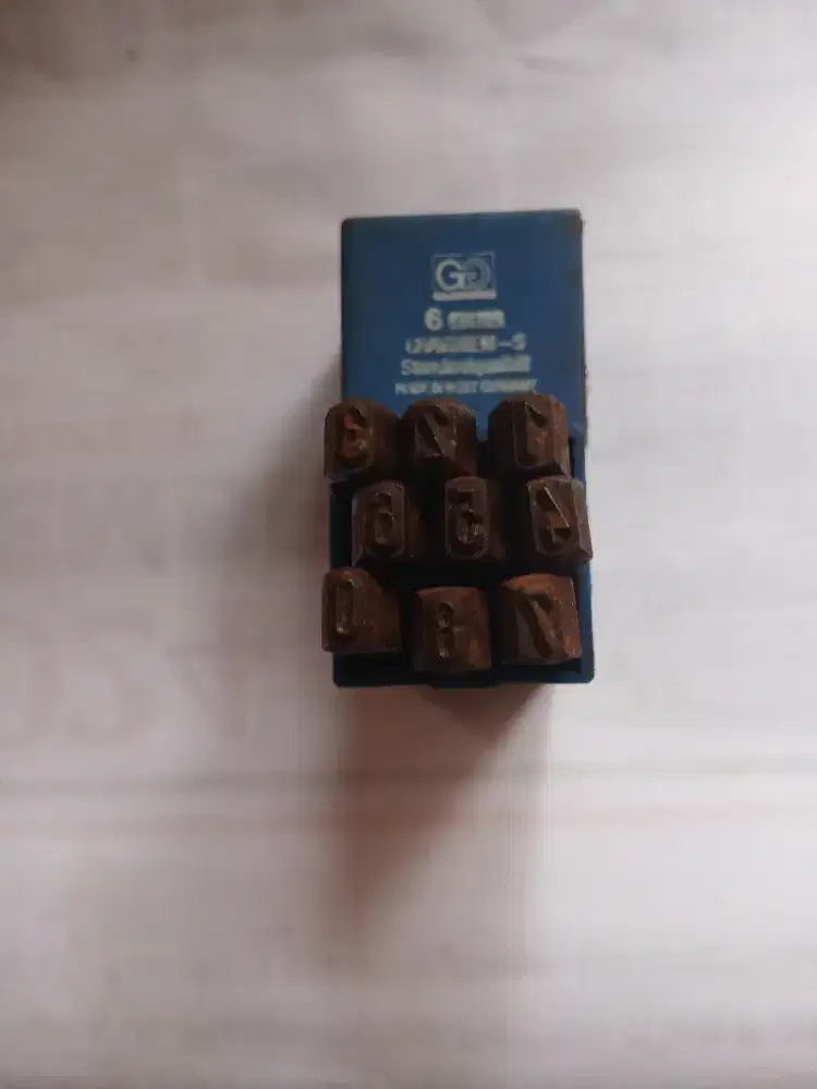 Ketok angjka 3 mm, 0 - 8 = 9 bh, merk Germany