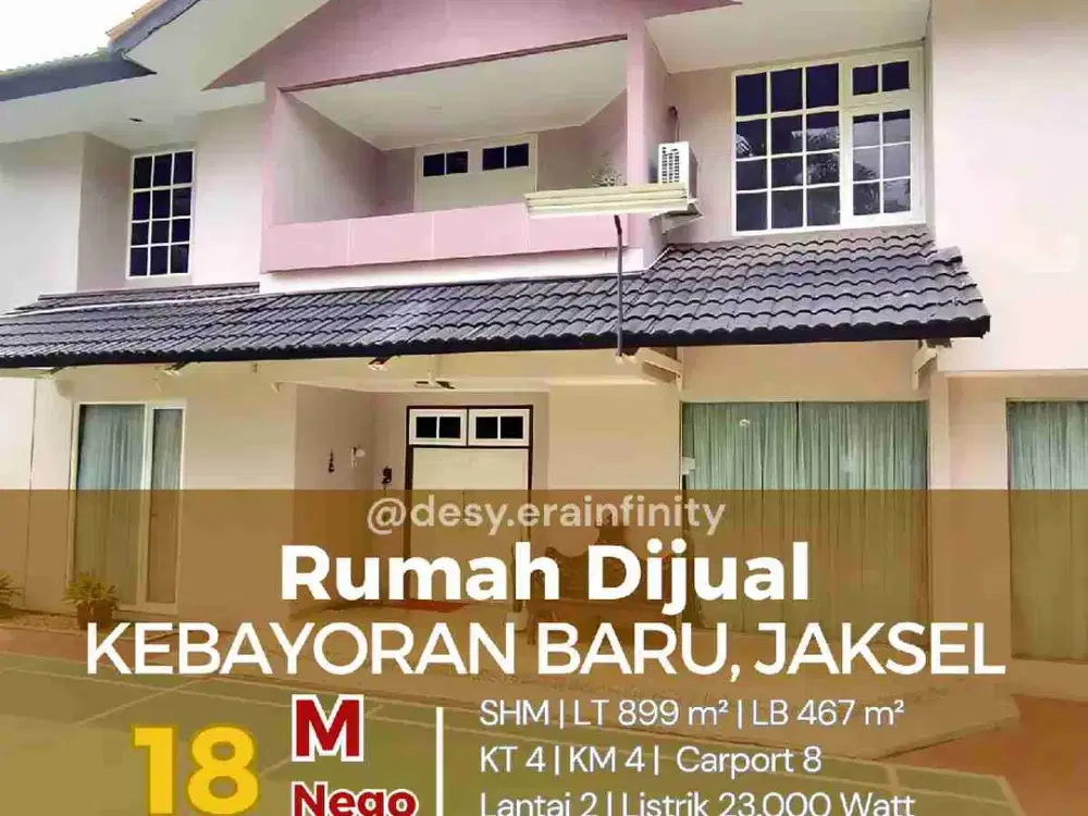 Dijual Rumah kebayoran baru, Jakarta Selatan