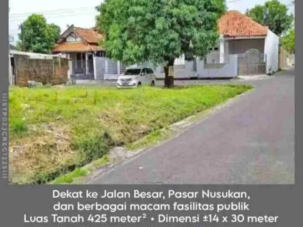 Dijual Tanah Di Nusukan solo